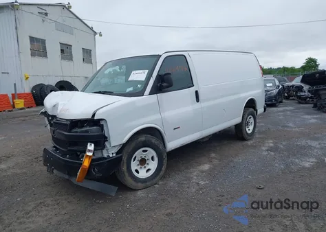 2022 Chevrolet Express Cargo Rwd 2500 Regular Wheelbase Wt из США, поврежденный, VIN 1GCWGAF17N1234665